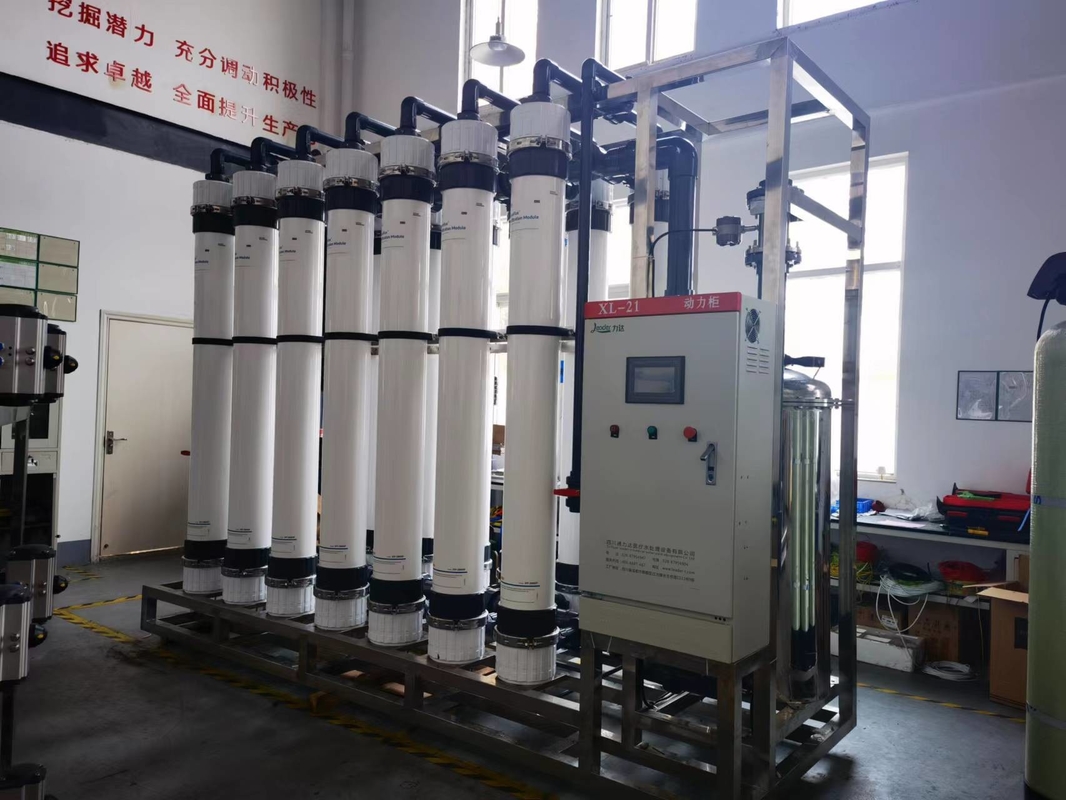 Bộ lọc màng 65000lph UF Xử lý nước hoàn toàn tự động