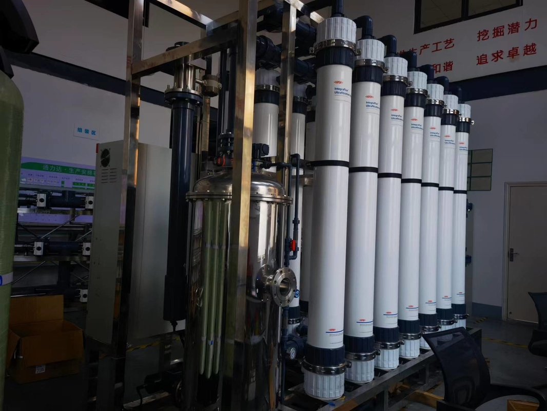 Bộ lọc màng 65000lph UF Xử lý nước hoàn toàn tự động