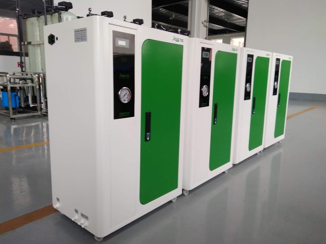 Hệ thống xử lý nước thẩm thấu ngược một giai đoạn khung gầm 1,5KW 100LPH tiên tiến