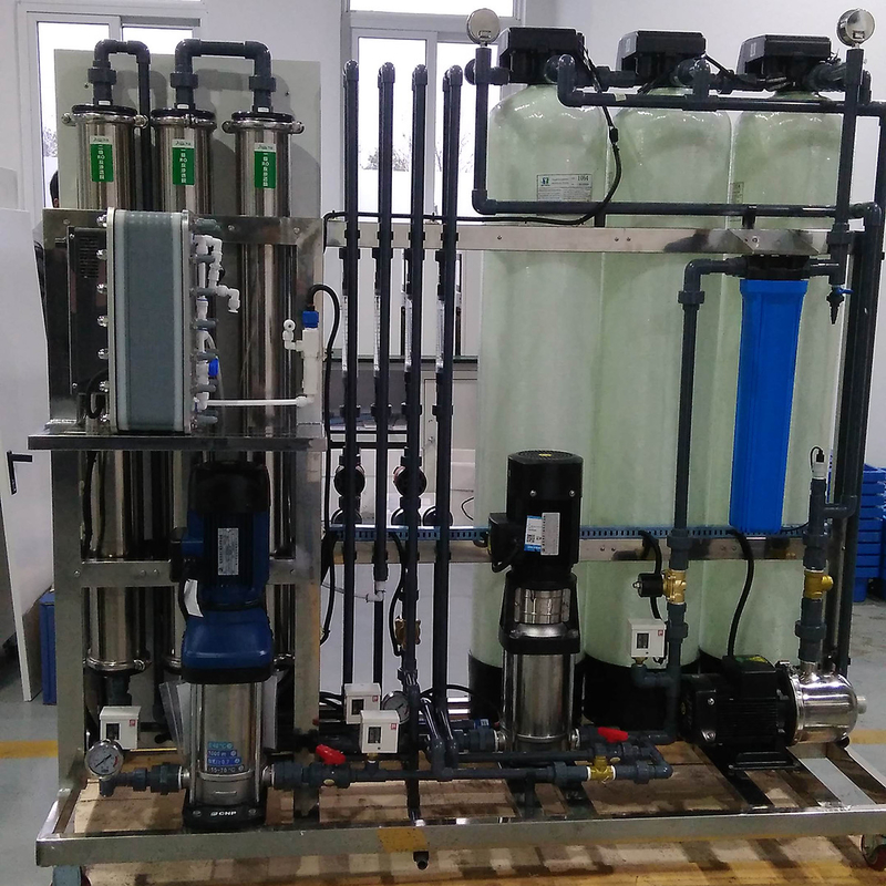 300Liter Per Hour hệ thống xử lý nước RO + EDI với hệ thống RO
