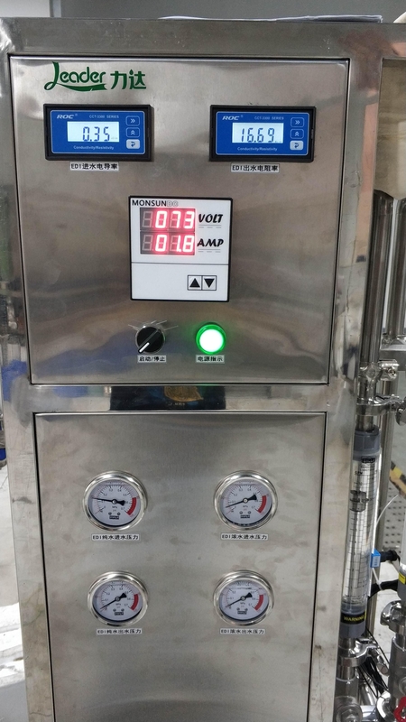 Nhà máy lọc nước EDI sản xuất nhanh 2000L cho các ứng dụng y tế công nghiệp