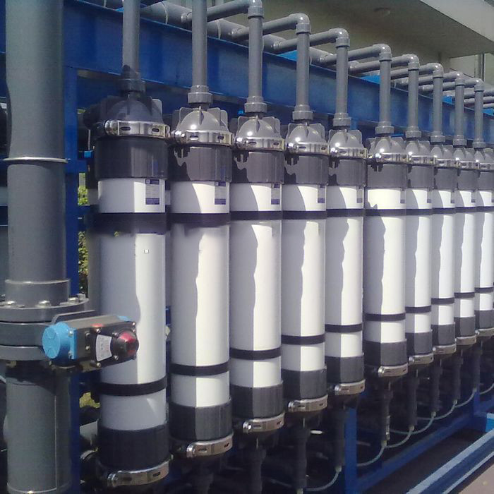 Nhà máy xử lý nước siêu lọc 500lph Bộ lọc màng siêu lọc công nghiệp