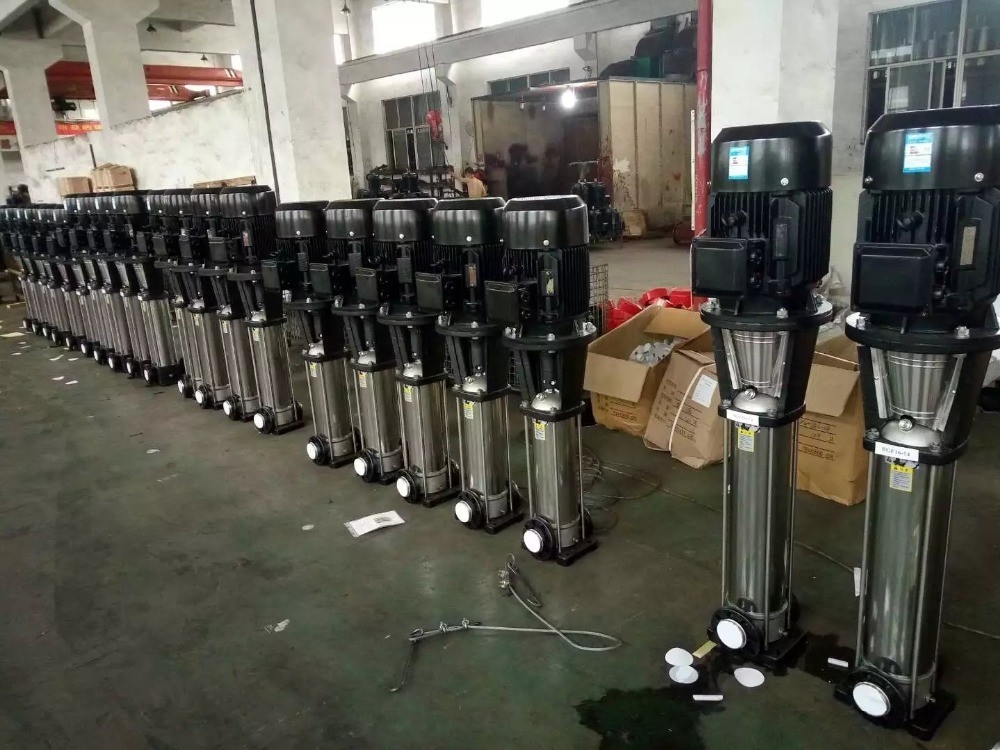 Công suất điện Máy bơm tăng áp lực nước 3 pha Máy bơm ly tâm nhiều tầng bằng thép không gỉ Phụ kiện hệ thống RO