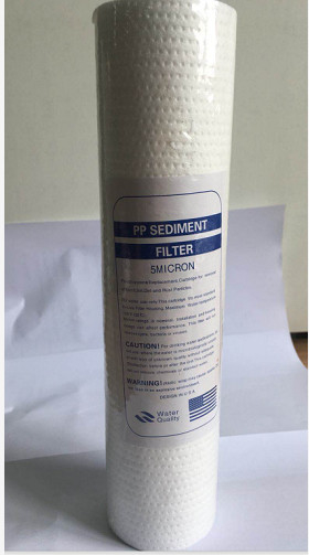Hộp lọc Pp Hộp lọc nước Hộp mực 5 Micron Bộ lọc Hệ thống RO Phụ kiện