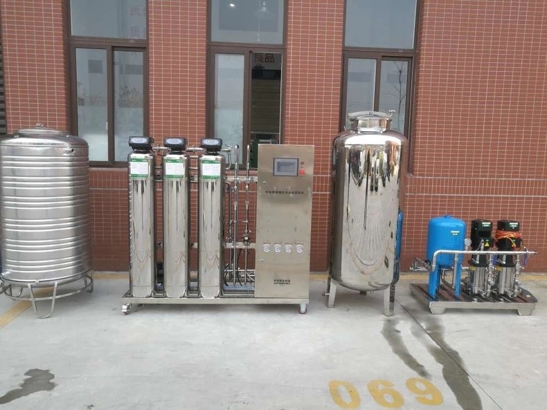 Thiết bị thẩm thấu ngược công nghiệp 1TPH SUS304 Máy lọc nước RO