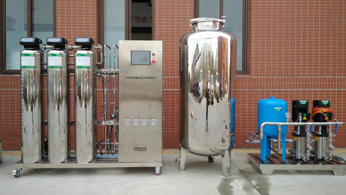 Thiết bị thẩm thấu ngược công nghiệp 1TPH SUS304 Máy lọc nước RO