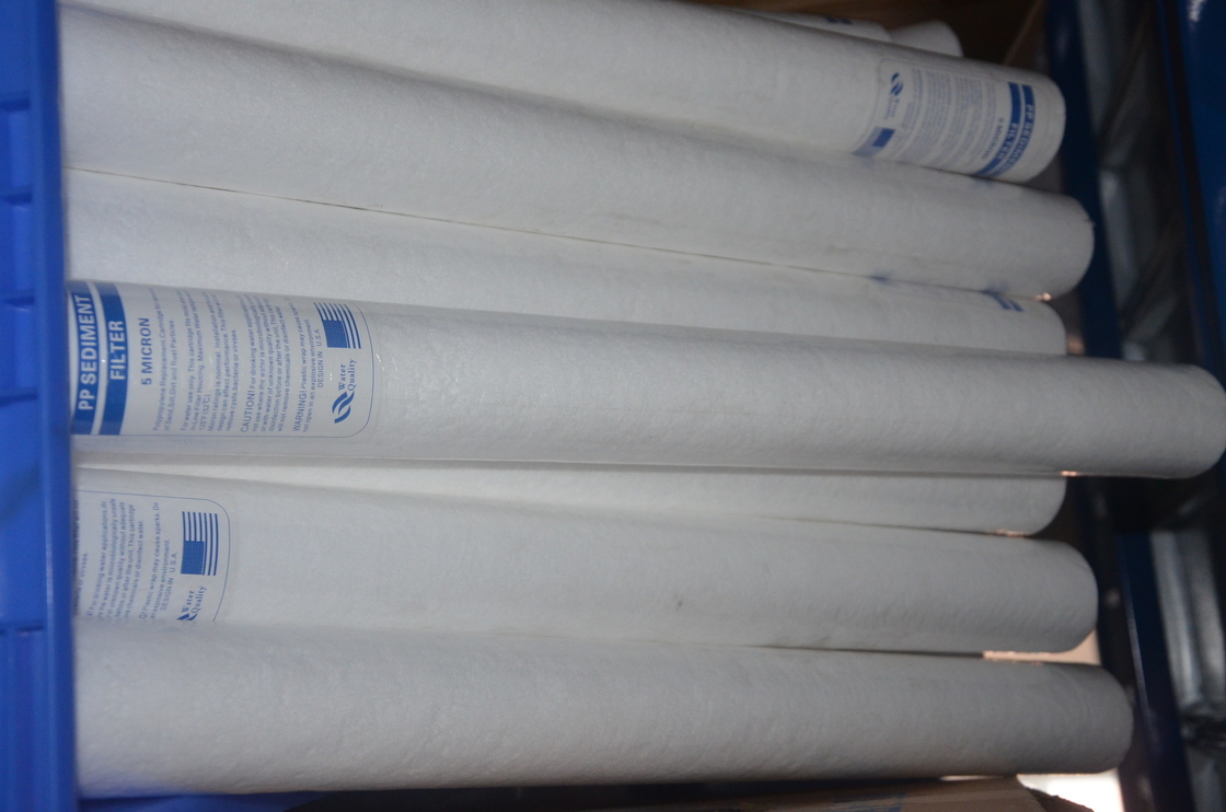Chất lắng Polypropylene 10Micron Bộ lọc nước Ro Pp Bộ lọc hệ thống RO Phụ kiện