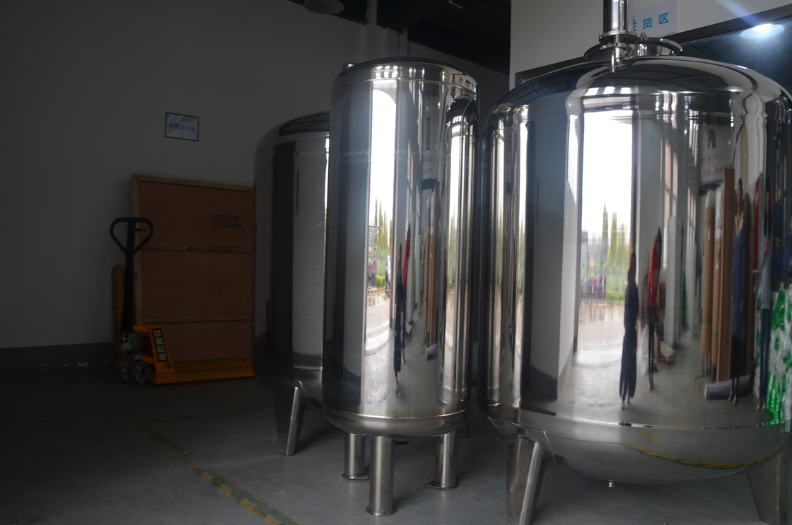 Bể chứa nước nóng kín bằng thép không gỉ 316 để xử lý nước Phụ kiện hệ thống RO