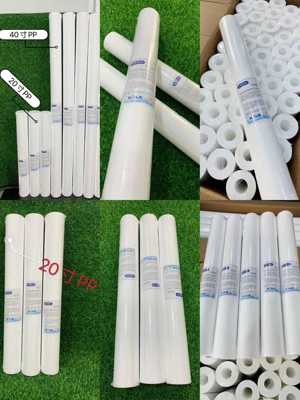 5 Micron Jumbo PP Bộ lọc cặn lắng Hộp lọc PP Spun lớn Phụ kiện hệ thống RO