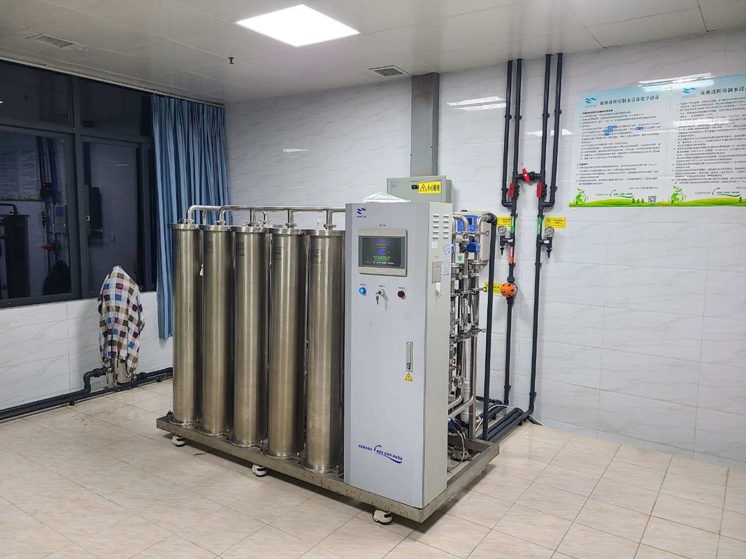 500 lít mỗi giờ Hệ thống RO Double Pass Hai giai đoạn Hệ thống xử lý nước Ro