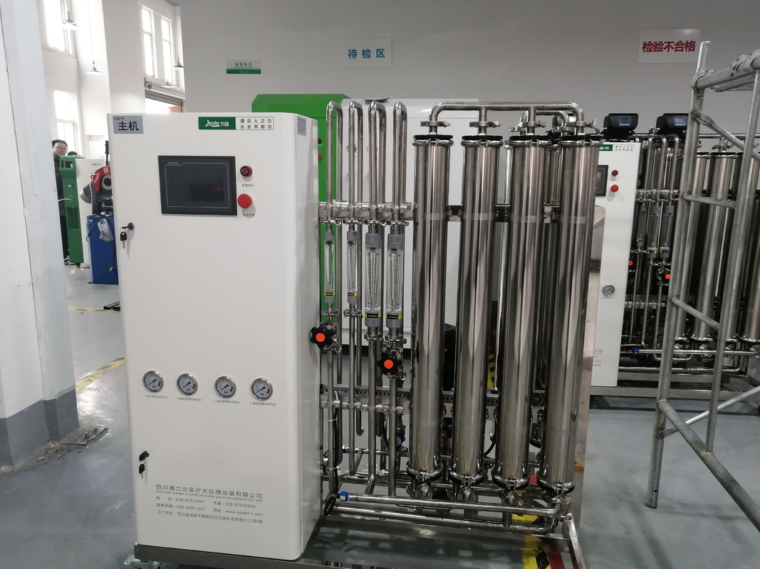 500 lít mỗi giờ Hệ thống RO Double Pass Hai giai đoạn Hệ thống xử lý nước Ro