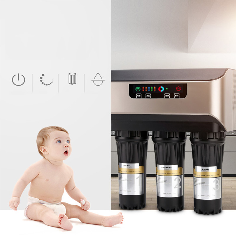 Sử dụng nhà bếp Hệ thống lọc nước uống thẩm thấu ngược 95% Lọc Ro