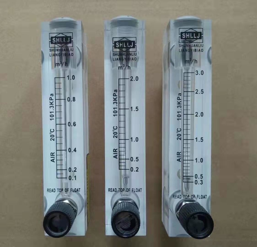Bảng điều khiển Đồng hồ đo lưu lượng thủy tinh Đồng hồ đo lưu lượng Rota cho phụ kiện hệ thống RO Xử lý nước