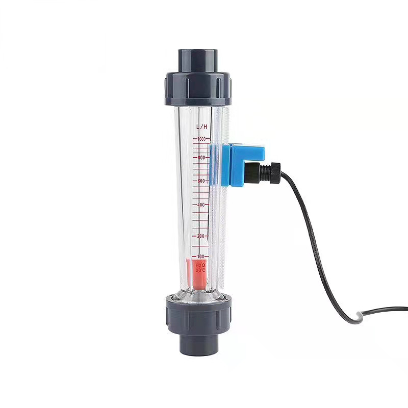 Acrylic OEM PVC / SS Kết nối bảng điều khiển 5GPM Đồng hồ đo lưu lượng nước cho RO