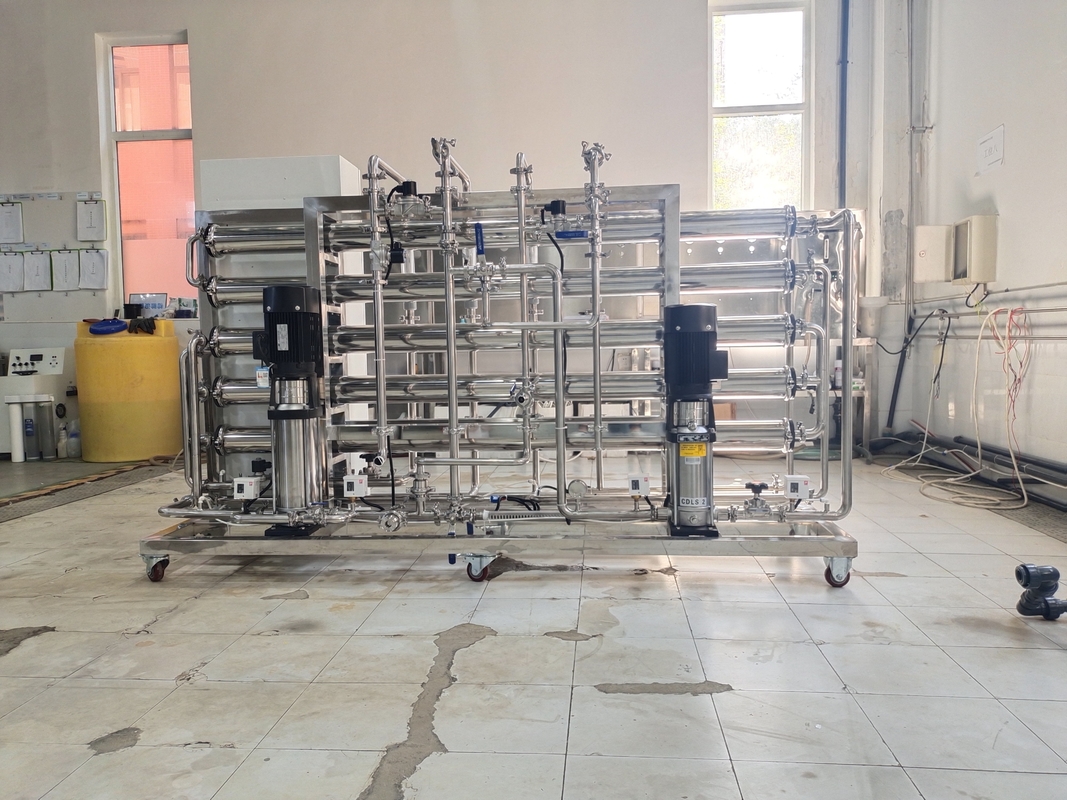 Hệ thống xử lý nước thẩm thấu ngược hai giai đoạn Nhà máy RO 1000Lph