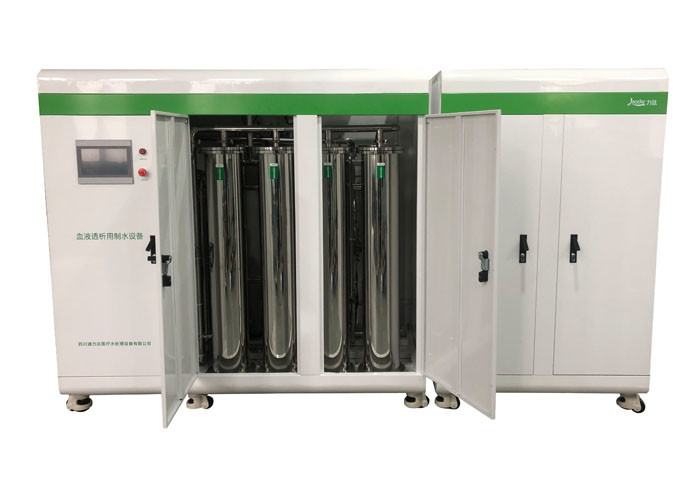 Lọc máu Nhà máy xử lý nước y tế Hệ thống RO Loại tủ 3000L mỗi giờ